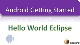 2 Hello World Android Eclipse [upl. by Slerahc]