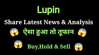 lupin share news today l lupin share price today I lupin share latest news today [upl. by Airbmat938]