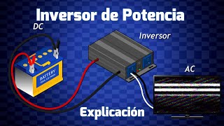 Explicación de inversores de potencia  ¿Cómo funcionan Principio de funcionamiento del inversor [upl. by Allister]