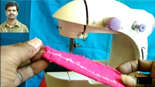 Portable  Mini sewing machine loose stitch problem how to adjust tension avoid loop stitches [upl. by Mehcanem800]