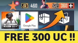 Free 300 UC in Bgmi  Free Bgmi Redeem Code  Bgmi Free UC App  How To Get Free UC in Bgmi [upl. by Aetnuahs631]