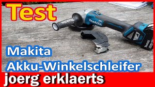 MAKITA Winkelschleifer Akku Flex DGA511 Z im PraxisTest Accu 18Volt Power 18V Tutorial DIY [upl. by Bil]