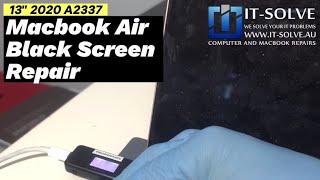 A2337 13quot 2020 M1 Macbook Air Screen Replacement [upl. by Buiron408]