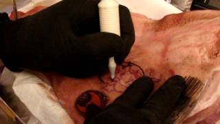 FREDIMIX TATTOO  TRACAGE SUR PEAU DE COCHON LA TECHNIQUE EN FRANCAIS [upl. by Adnirual]