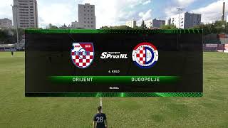 ORIJENT vs DUGOPOLJE 20 4 kolo SuperSport Prva nogometna liga 2425 [upl. by Aeduj]