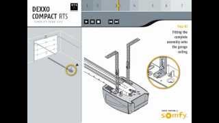 SOMFY  How to install a DEXXO COMPACT RTS English version [upl. by Ahseken978]