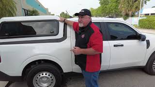 Ranch Skyline Topper with Winddoor amp Side Tool Box on Ford Maverick review by CampH Auto Accessories [upl. by Marcos]