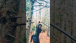 Indestructible BOKKEN KATANA muscle pump training in the woods 🪵 💪 👌 [upl. by Audley459]