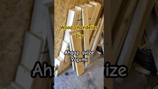 Ahşap avize yapımı howto woodworking diy nasılyapılır [upl. by Essiralc]