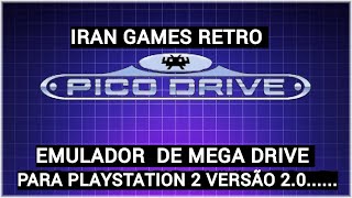 Atualização pico drive 2 0 emulador de Sega mega drive para Ps2 [upl. by Helen673]