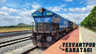 16545 Karatagi Express  Full journey from BENGALURU to KARATAGI via Hospete [upl. by Eneryc]