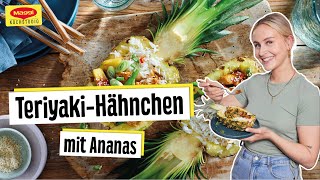 TeriyakiHähnchen mit Ananas [upl. by Anwahsad849]