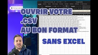 Comment ouvrir mon fichier csv sans Excel [upl. by Ailene23]