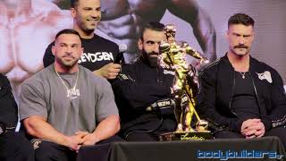 Hadi Choopan At The 2024 Mr Olympia Press Conference [upl. by Otcefrep118]