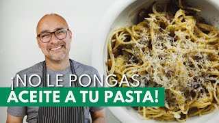 ¿Cómo hacer auténtica pasta carbonara italiana ¡pocos ingredientes mucho sabor l Sumito Estévez [upl. by Biddie]