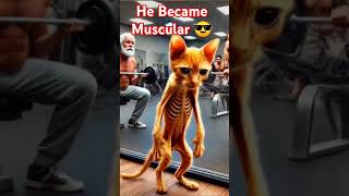 He Became Muscular video remaalbum tutorial abstractdesign cartoon 💪 😳😲 [upl. by Zednanref]