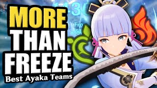 LEARN THE NEW BROKEN AYAKA TEAMS ★Best Ayaka Teams amp Builds Genshin Impact Guide★ [upl. by Fitton]