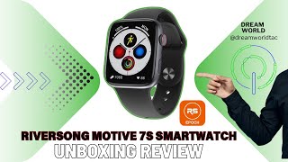 Riversong Motive 7S Unboxing  How to connect Smartwatch by Phone [upl. by Retrak]