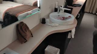 Japan Hiroshima Hotel Vista Room tour 1113 [upl. by Hesper]