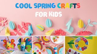 EASY SPRING CRAFTS FOR KIDS  PAPER PLATE BUTTERFLY  TOILET PAPER ROLL BUTTERFLY [upl. by Atil]