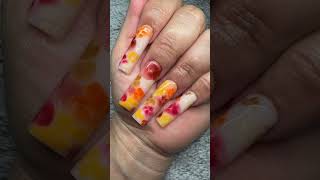 Blooming gel effect nails fallvibes passion practicemakesperfect nevergiveup hiphop music [upl. by Wauters232]