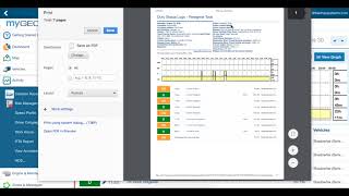 08  Printing HOS Logs for Compliance in MyGeotab  Hours of Service Geotab Tutorial for Admins [upl. by Ecirp]