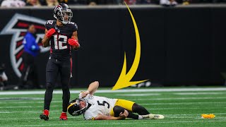 Steelers Punter Cameron Johnston Suffers SeasonEnding Knee Injury  Week 1 Breakdown [upl. by Arriaes]