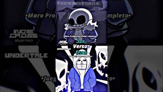 Sans Vs Sans  Møro Production Vs undertale [upl. by Kilam]