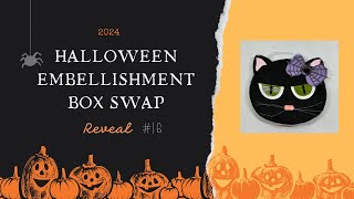 Halloween Embellishment Box Swap 16 by Rosa [upl. by Fishback]