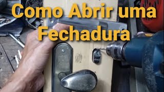 Como Abrir Uma Porta de Fechadura Aliança  CHAVEIRO H M  Locksmith [upl. by Medor]