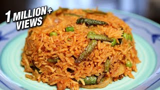 Masala Bhaat  Easy Masala Rice Recipe  Maharashtrian Food  Ruchis Kitchen [upl. by Atiuqihs855]