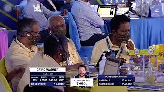 IPL Auction 2022  David Warner [upl. by Ramonda791]