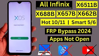 Infinix X688B  X657B  X6511B  X662B Frp Bypass 2024 Android 11  Remove Gmail Account Without Pc [upl. by Indira]