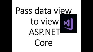 How to Pass Data From one View to another View in ASPNET CORE [upl. by Dorey]