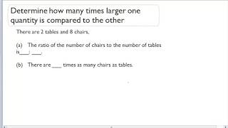 Determine how many times larger one quantity is compared to the other [upl. by Rubia]