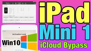 Apple iPad mini 1 Activation Lock Bypass Free Windows Tool [upl. by Atinrev]