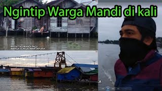 Intip warga mandi di sungai martapura road to pasar apung part 1 [upl. by Leruj261]