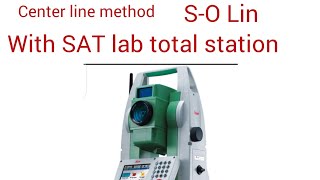 Satlab labe total station ma senter line point lagana ka tarequa [upl. by Papotto]