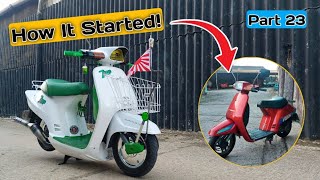 Is It Done  Bosozoku Scooter Project  DIY  UKAC  Part 23 [upl. by Kaehpos]