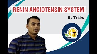 RENIN ANGIOTENSIN SYSTEM BY TRICKS  PHARMACOLOGY  GPAT2020 [upl. by Ytirahc]