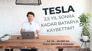 25 Yıl Sonra Teslada Ne Kadar Batarya Kaybettim [upl. by Elohcim]