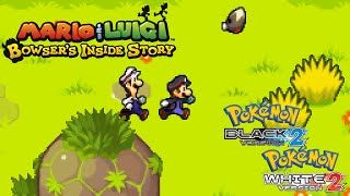 Mario and Luigi Bowsers Inside Story  Grasslands all the way Pokemon Black and White 2 Cover [upl. by Leander]