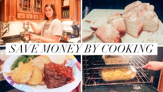 SHELFCOOKING CHALLENGE COOK AT HOME WITH ME TO SAVE MONEY SAVING MONEY ON GROCERIES [upl. by Kawai892]