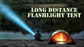 Olight Javelot Flashlight Beam Test  730 METER distance [upl. by Lib209]