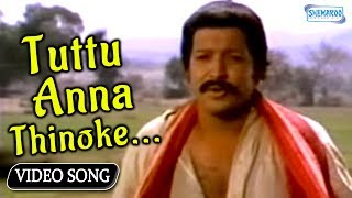 Tuttu Anna Thinoke  Jimmi Gallu  Vishnuvardhan kannada old songs [upl. by Nolie]