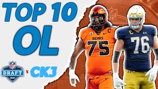 The Top 10 Offensive Linemen In The 2024 NFL Draft [upl. by Addam]