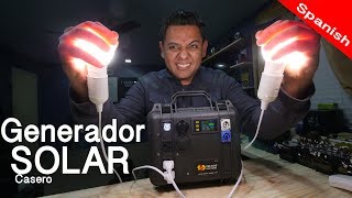 Generador Solar Casero  Ayuda para Puerto Rico Spanish [upl. by Neddy]