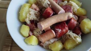 choucroute food recette cooking recipe yummychoucroutecuisine recette [upl. by Belen]