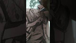 Drawing might guy shortvideo mvartsubscribe narutoshippuden [upl. by Eiclek]