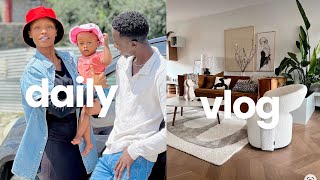 VLOG Our Home Furniture Update buying everything new  Grocery haul shopping  selfcare day [upl. by Leahkim]